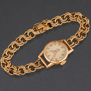 Omega - Ladies watch in 18kt yellow gold.