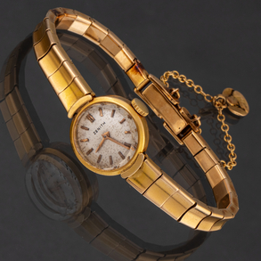 Zenith - Ladies' watch in 18kt yellow gold.
