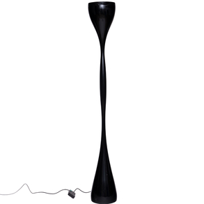 VIBIA MODELO JAZZ -Lámpara de pie diseñada por Diego Portunato en poliuretano color negro del siglo XX.