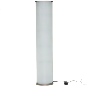 RELCO LAMP - Lámpara de pie en vidrio mate por ambos lados del siglo XX