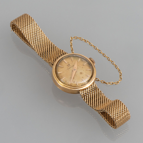 Omega, ladies watch in 18kt yellow gold.
