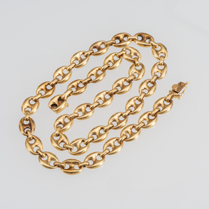 18kt yellow gold link chain