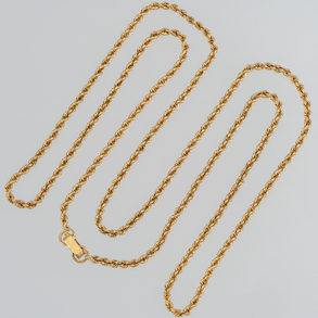 18kt yellow gold sogueada chain