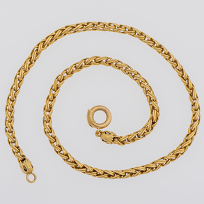 18kt yellow gold necklace.