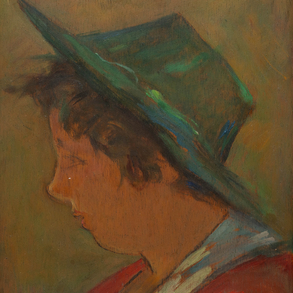 “Young man with a hat”