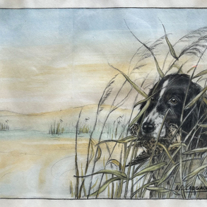 “Setter with partridge”