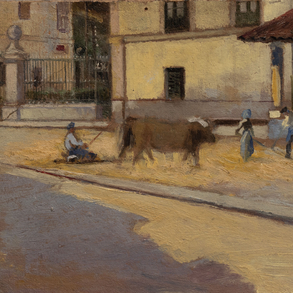 ‘Peasants with oxen