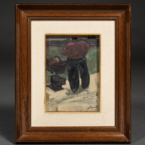 ‘Fisherman in the harbour’.
