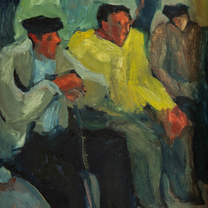 ‘Fishermen on the quayside’