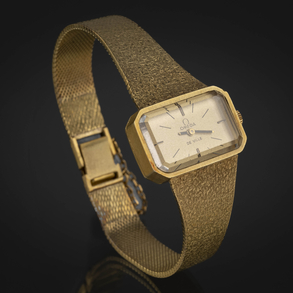 Omega De Ville, Emerald, Reloj de caballero diseñado por Andrew Grima.