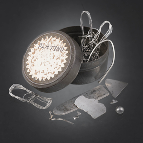 Restos de joyería en platino.