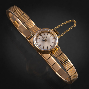 Omega, Reloj joya en oro amarillo de 18 kt.