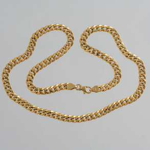 Cadena de eslabones en oro amarillo de 18 kt.
